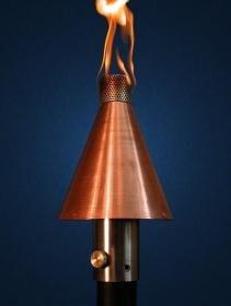 #PT411-6C Copper Cone Portable Patio Light