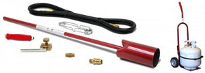 Red Dragon Propane weed burning torches for organic gardening and weed control in your yard and garden
